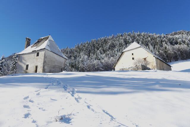Col de La Ruchère depuis le pont des Allemands