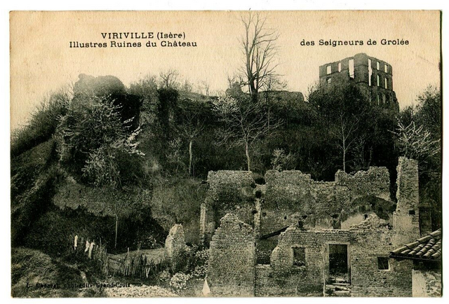 Grolée ruines et Chapelle