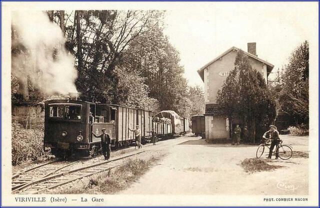 Viriville-la voie du tram