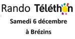 Matinée rando téléthon à Brézins